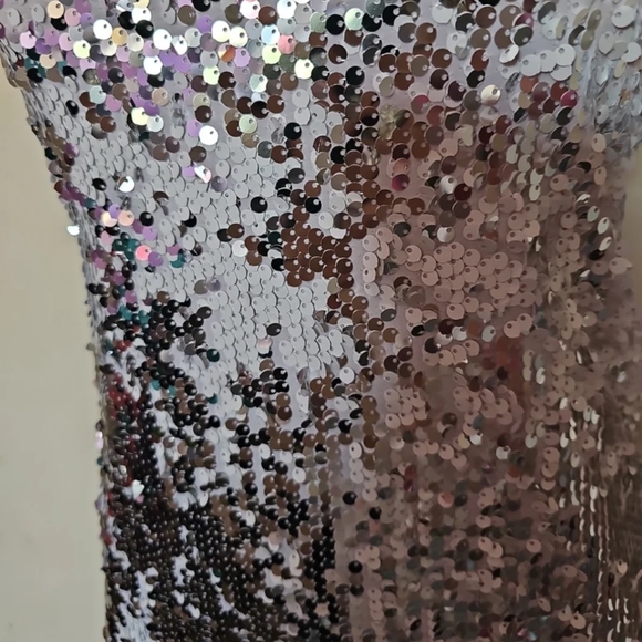 Lilly Pulitzer White Sequin Strapless Dress - Picture 2 of 5